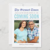 Zeitung | Schwangerschaftsankündigung Ankündigung (Vorderseite)