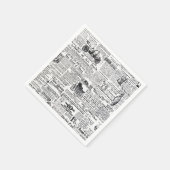 Zeitung Serviette (Ecke)