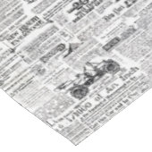 Zeitung Tischdecke (Schrägansicht)