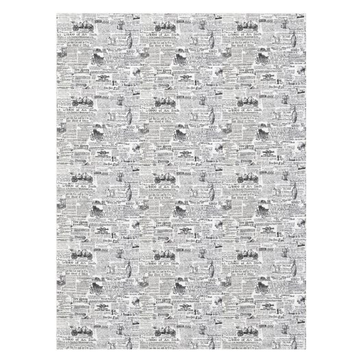 Zeitung Tischdecke (Vorderseite)