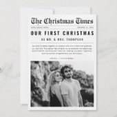 Zeitung Unsere ersten Weihnachten Verheirateten fr (Vorderseite)