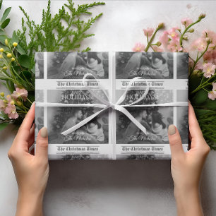 Zeitung Was Ein Jahr Feiertagsfoto Weihnachten Geschenkpapier