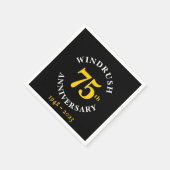 Zeitung zum 75. Jahrestag des Windrush Serviette (Ecke)