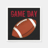 Zeitung zum Fußballspiel Napkins Serviette (Vorderseite)