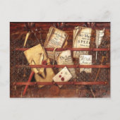 Zeitungen, Briefe und Schreibgeräte Postkarte (Vorderseite)