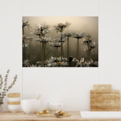 Zeitungen im Fog-Kunstdruck Poster (Küche)