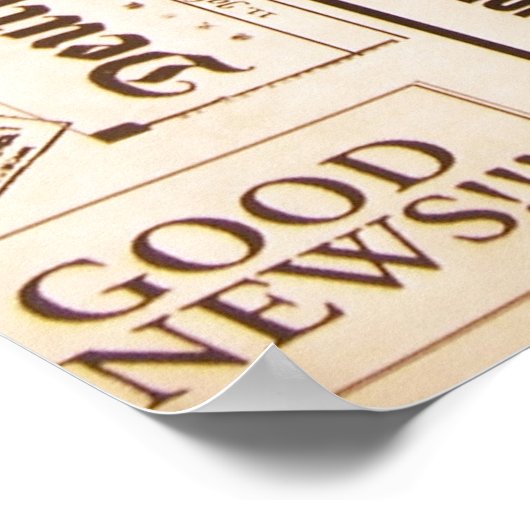 Zeitungen Poster (Ecke)