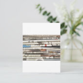 Zeitungen Postkarte (Stehend Vorderseite)