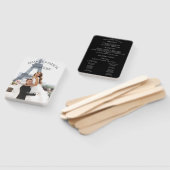 Zeitungs-Hochzeitsprogramm Fan, Fanprogramm Templa Fächer (Non-assembled)