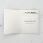 Zeitungs-Schlagzeilen-Weihnachtskarte Feiertagskarte (Innenseite)