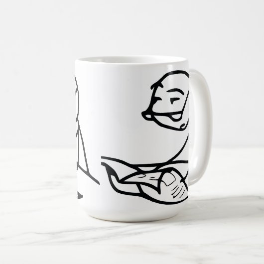 Zeitungs-Typ Kaffeetasse (VorderseiteRechts)