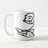 Zeitungs-Typ Kaffeetasse (Links)