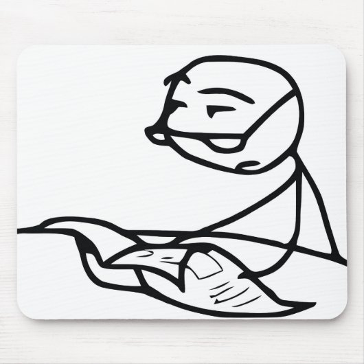 Zeitungs-Typ Mousepad (Vorne)