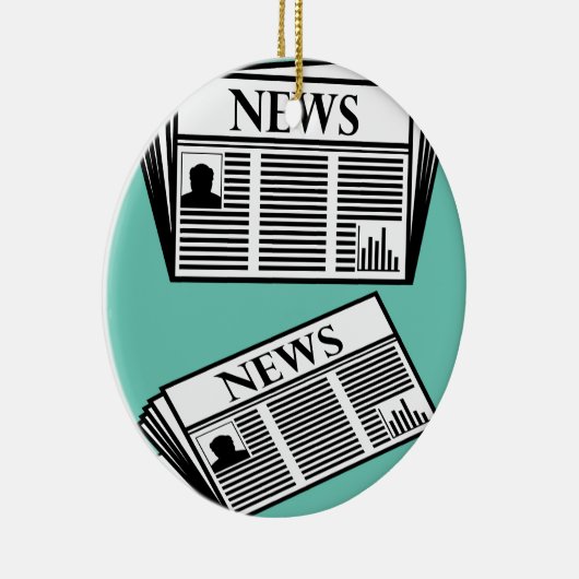 Zeitungs-Vektor Keramikornament (Rechts)