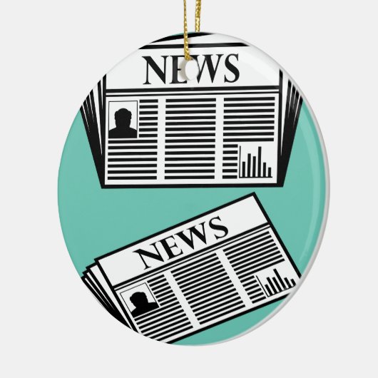 Zeitungs-Vektor Keramikornament (Links)