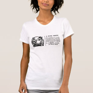 Zeitungsanzeige von 1899 June Bride T-Shirt