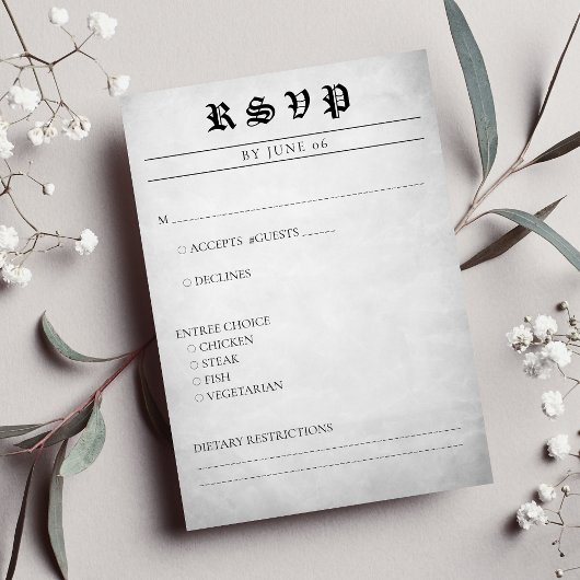 Zeitungsartikel Hochzeit RSVP