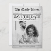 Zeitungsartikel Hochzeit Save The Date (Vorderseite)