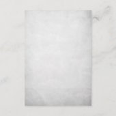 Zeitungsartikel Hochzeitsdetails Begleitkarte (Rückseite)