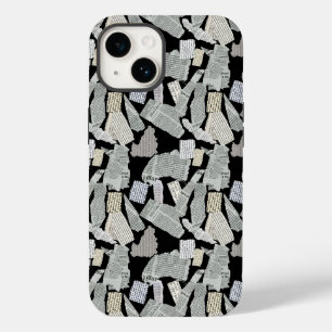 Zeitungsausschnitt-Muster 01x4.b Case-Mate iPhone 14 Hülle