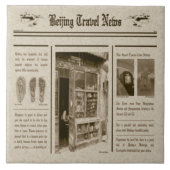 Zeitungsband Fliese (Vorderseite)