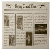 Zeitungsband Fliese (Vorderseite)
