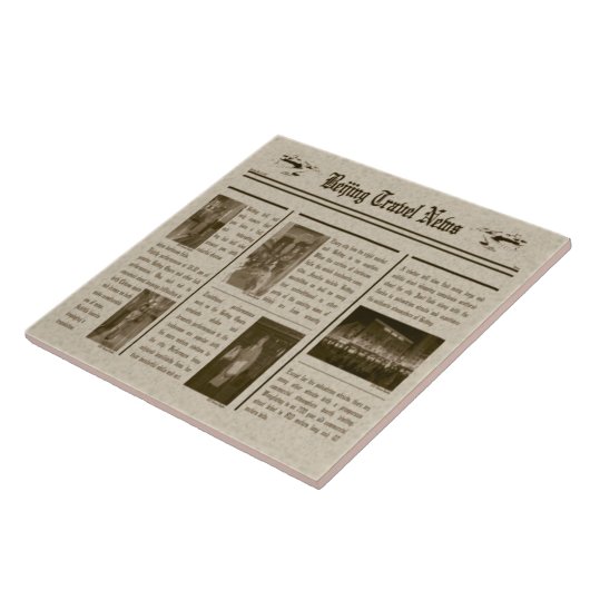 Zeitungsband Fliese (Seite)