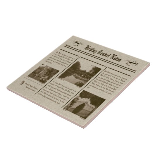 Zeitungsband Fliese (Seite)