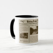 Zeitungsbecher Tasse (Vorderseite Links)