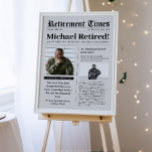 Zeitungsbeschaffung Militäres Vet Foam Poster<br><div class="desc">Erstellen Sie ein Begrüßungsschild für Ihr Militär,  Ihre Polizei,  Ihren Feuerwehrmann oder Ihr erstes Party für die Ruhestandszeit. Bearbeiten Sie mit den Details Ihres Rentners. Fügen Sie eine spezielle Nachricht von Ihrer Familie hinzu. Geben Sie Ihre beruflichen Erfolge an. Anzeige auf einem Sockel.</div>