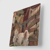 Zeitungsdruckuhr des französischen Landes Quadratische Wanduhr (Winkel)