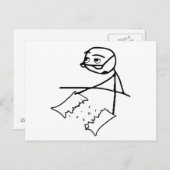 Zeitungsentreißer Typ Postkarte (Vorne/Hinten)