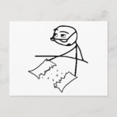 Zeitungsentreißer Typ Postkarte (Vorderseite)