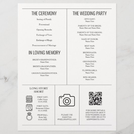 Zeitungsfeier Flyer (Hinten)