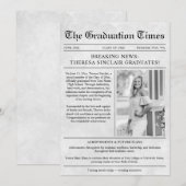 Zeitungsfoto-Abschlussfeier Ankündigung (Vorne/Hinten)