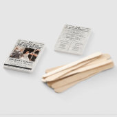 Zeitungshochzeitprogramm Fächer (Non-assembled)