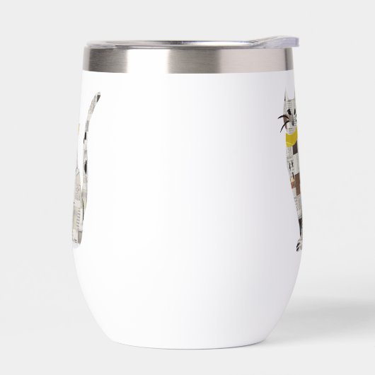 Zeitungskatze (Links)