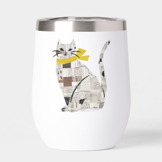 Zeitungskatze (Rückseite)