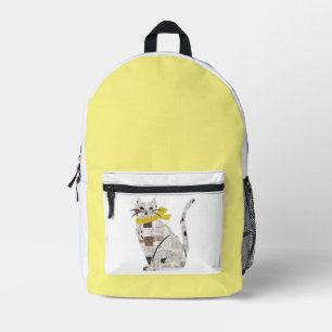 Zeitungskatze Bedruckter Rucksack