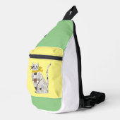 Zeitungskatze Crossbody Bag (Rechte Ecke)