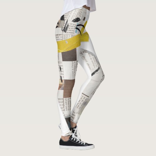 Zeitungskatze Leggings (Rechts)