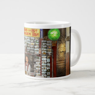 Zeitungskiosk - Stehplätze ausverkauft 1908 Jumbo-Tasse