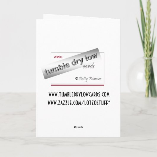 Zeitungsklammer Karte (Rückseite)