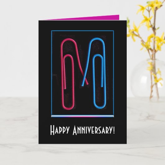 Zeitungsklammer Karte (Gelbe Blume)