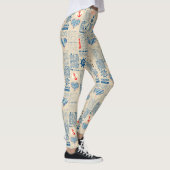 Zeitungsmuster Leggings (Rechts)