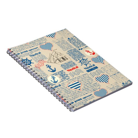 Zeitungsmuster Notizblock (Rechte Seite)