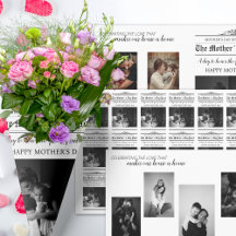Zeitungsmutter's Day Bouquet Foto Keepake