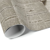 Zeitungspapier Geschenkpapier (Rolleneckpunkt)