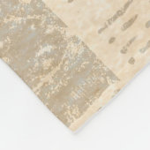 Zeitungspapier grunge gealterte Zeitungspapiermust Fleecedecke (Ecke)