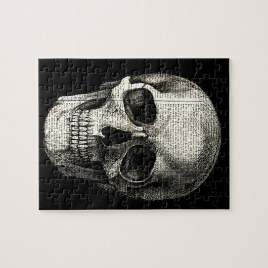 Zeitungsschädel Puzzle (Horizontal)